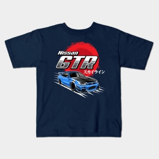 Nissan GTR Racing Japan Kids T-Shirt